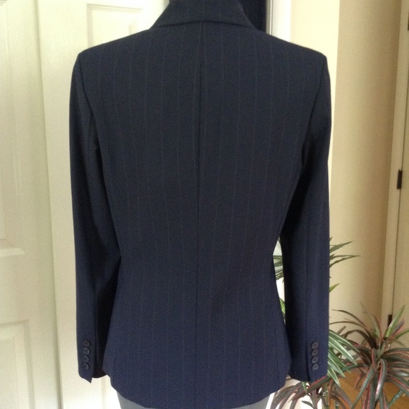 The Limited Dark Navy Pinstripe Pant Suit - Picture 4 of 8